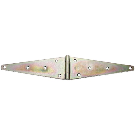 National 4.60 In. x 12 In. Zinc Heavy-Duty Strap Hinge N127910